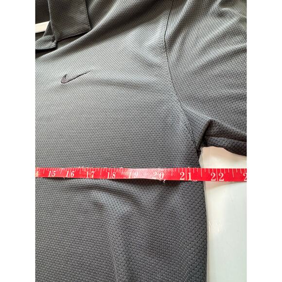 OLD TAG Nike Golf Polo Charcoal Gray Size Large Short Sleeve Men's - Picture 5 of 7